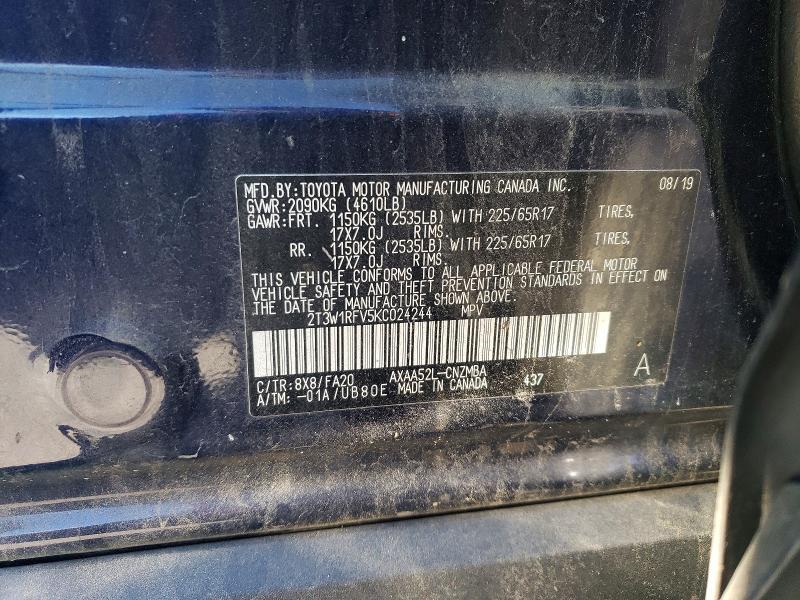 2019 Toyota Rav4 xle