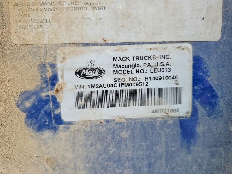 2015 Mack 600 LEU600