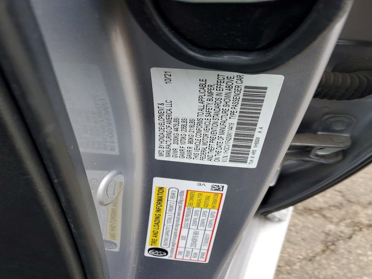 2021 Honda Accord Sport se