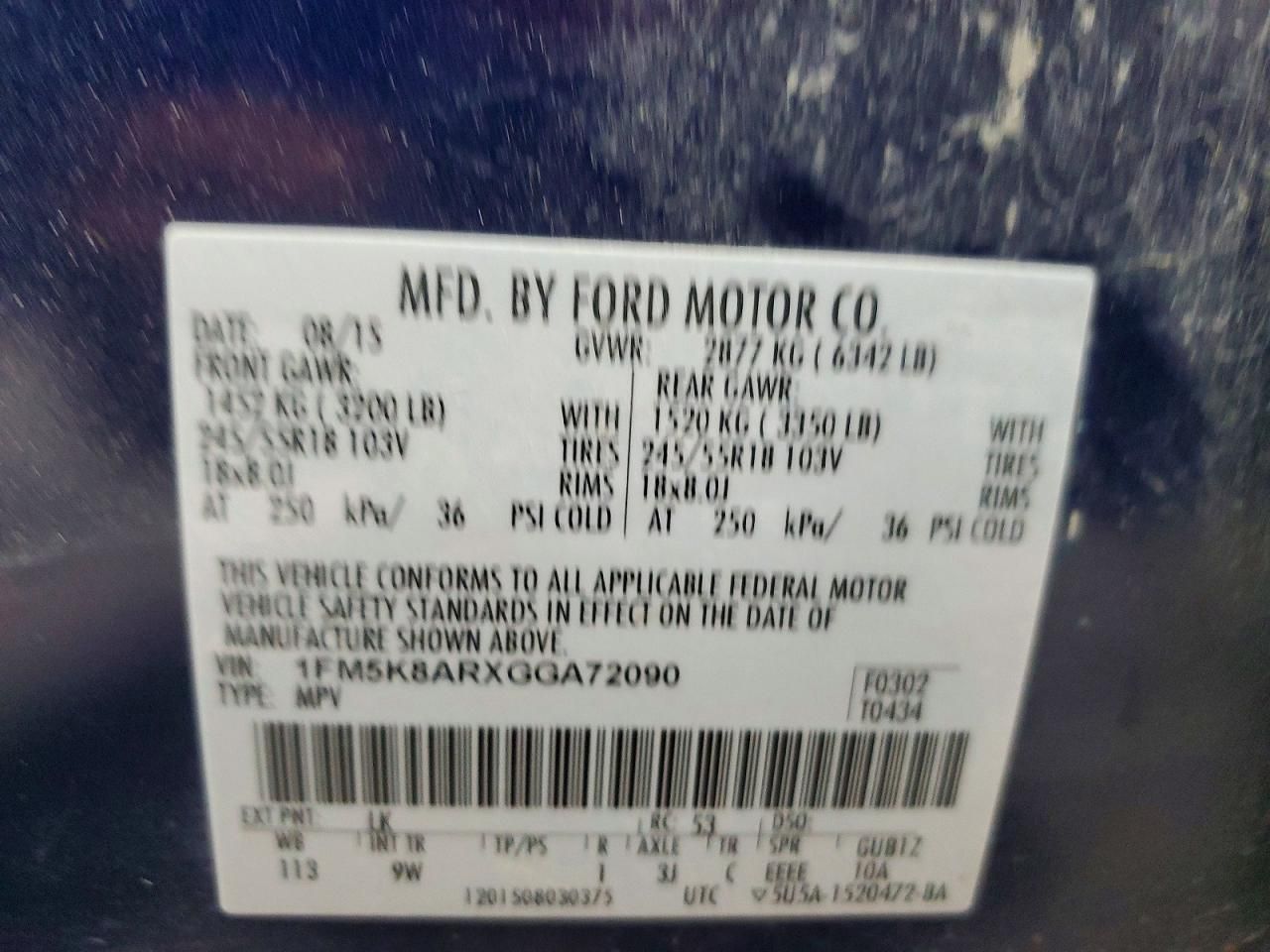 2016 Ford Explorer Police Interceptor