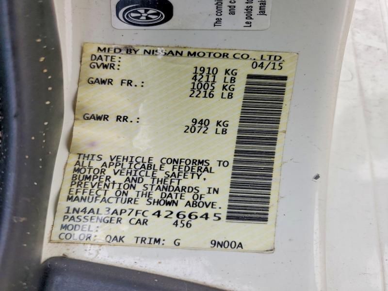 2015 Nissan Altima 2.5