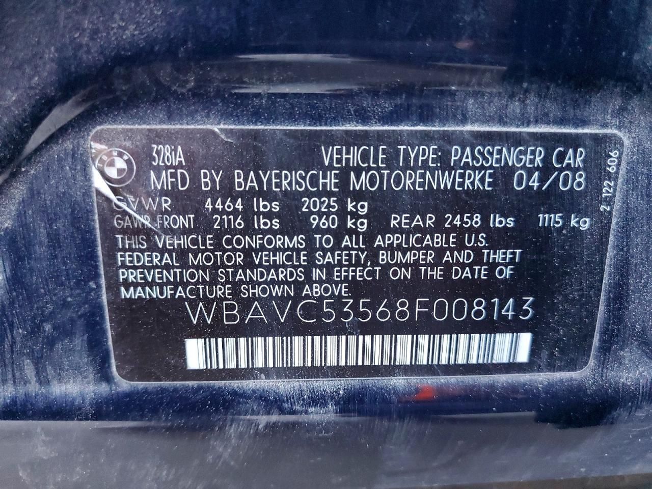 2008 BMW 328 i Sulev