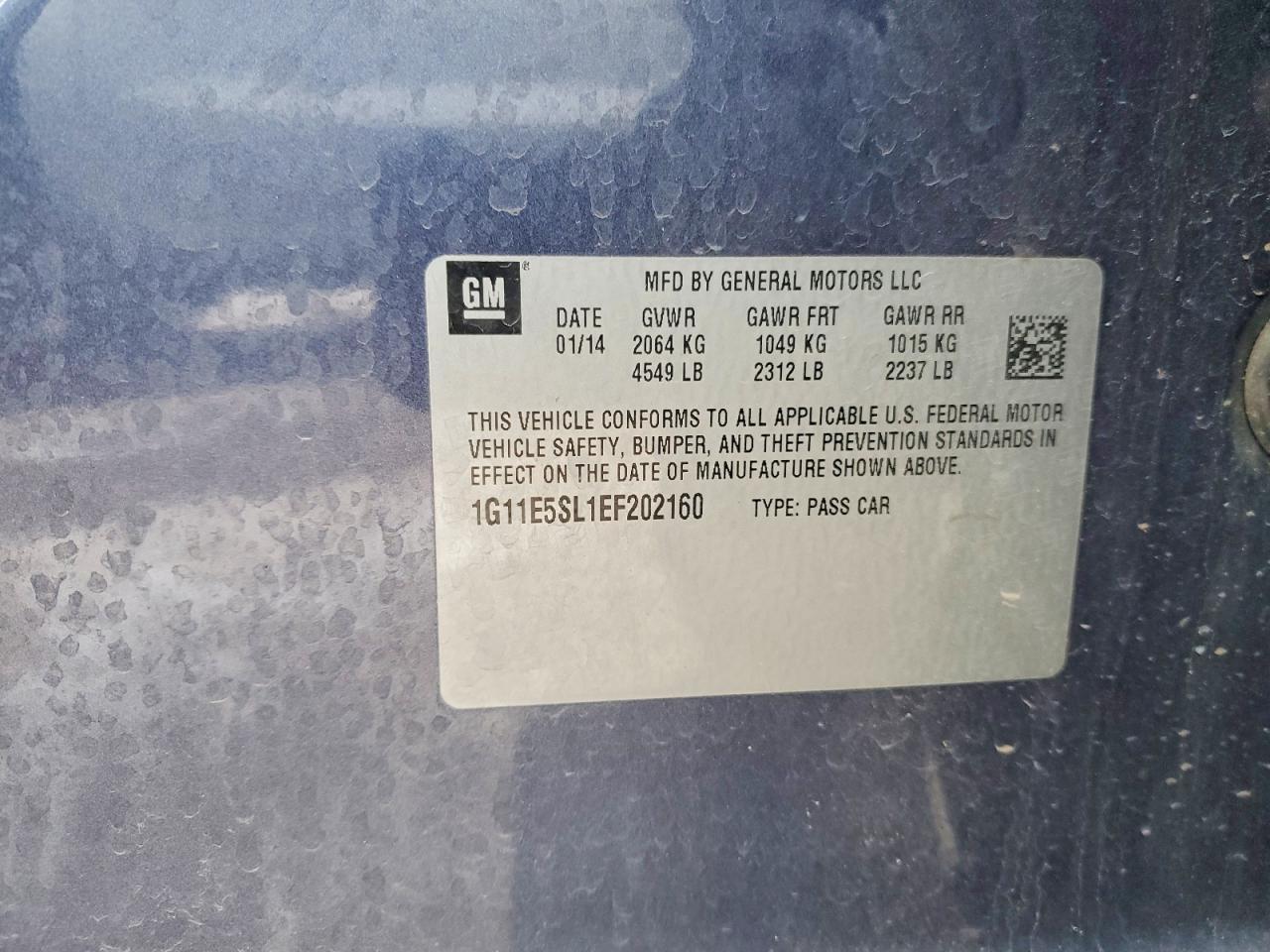 2014 Chevrolet Malibu 2LT