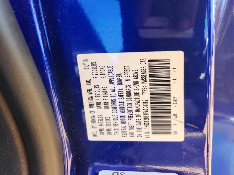 2015 Honda Accord exl
