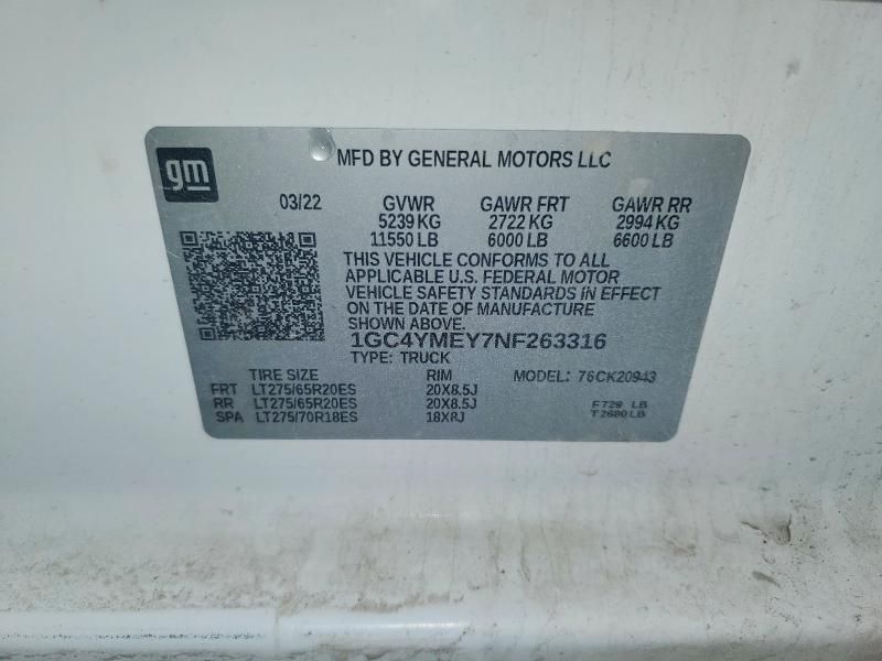 2022 Chevrolet Silverado K2500 Custom