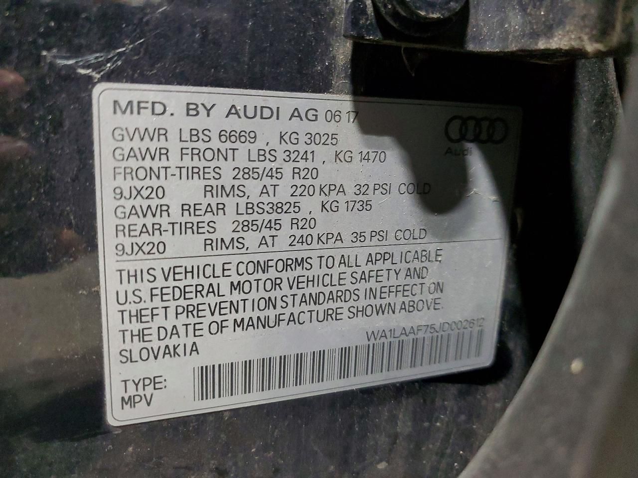 2018 Audi Q7 Premium Plus