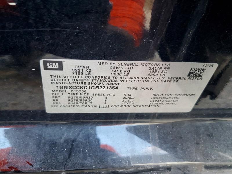 2016 Chevrolet Tahoe C1500 ltz