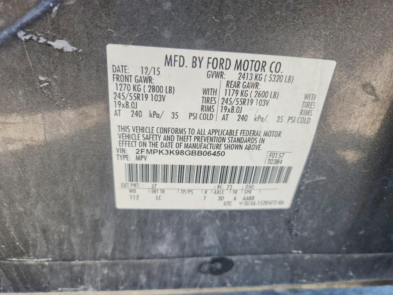 2016 Ford Edge Titanium