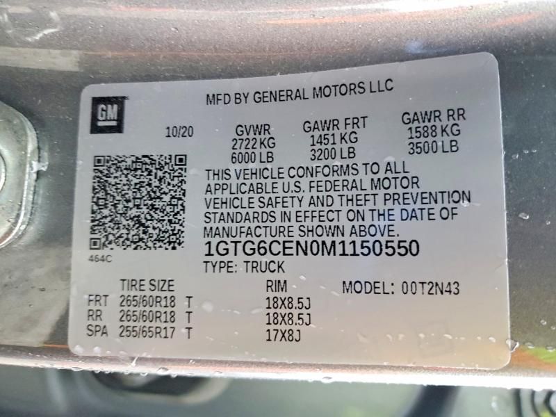 2021 GMC Canyon Elevation