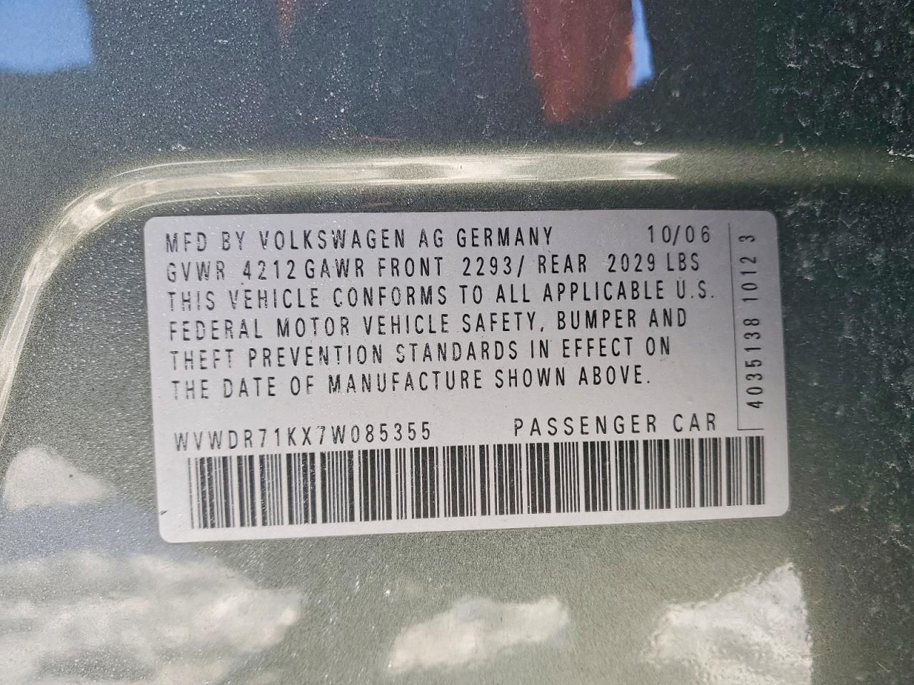 2007 Volkswagen Rabbit