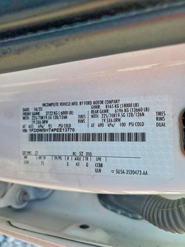 2023 Ford F550 Truck Cab AND Chassis