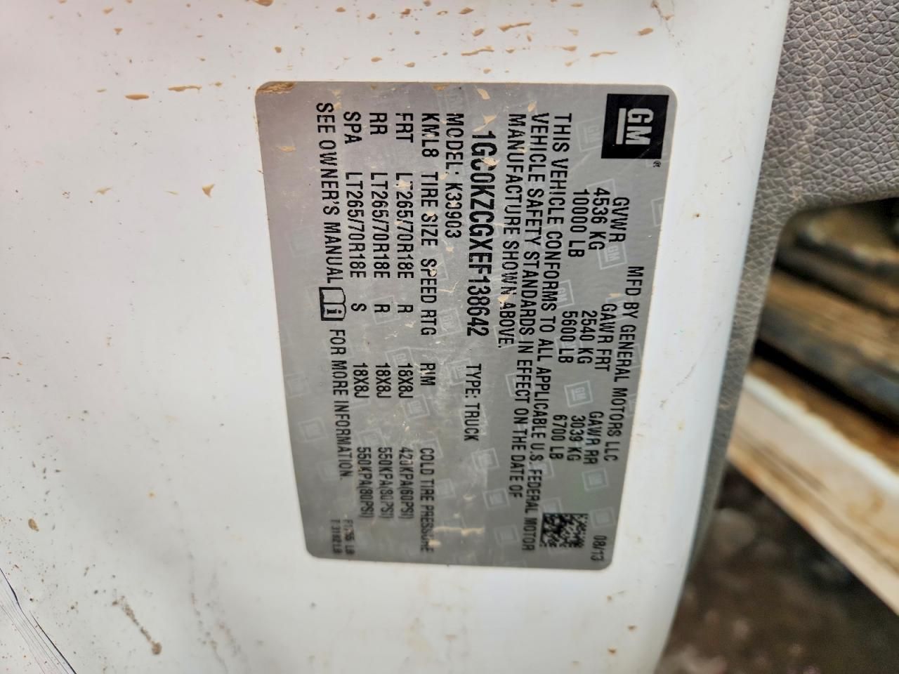 2014 Chevrolet Silverado K3500