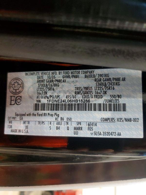 2006 Ford Econoline E250 van