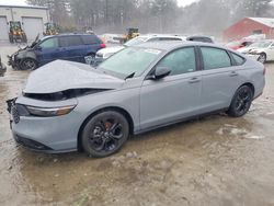 Salvage cars for sale from Copart Mendon, MA: 2025 Honda Accord se