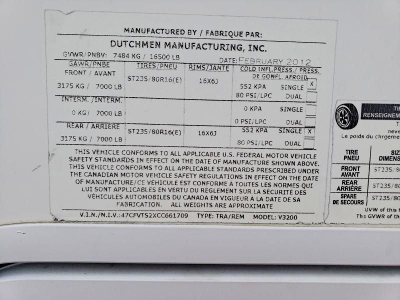 2012 Dutchmen Voltage