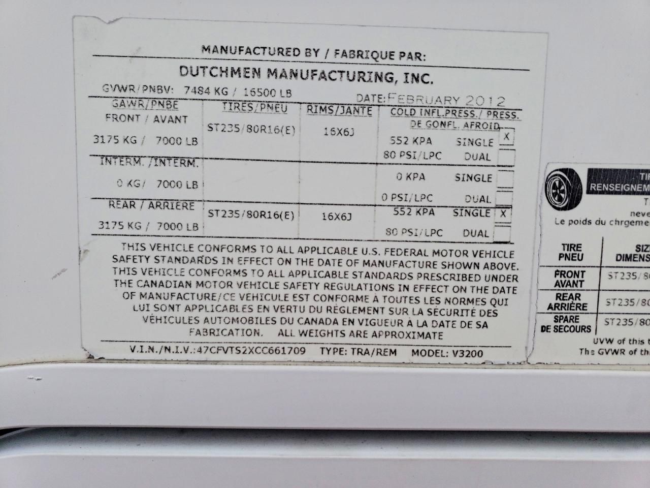 2012 Dutchmen Voltage