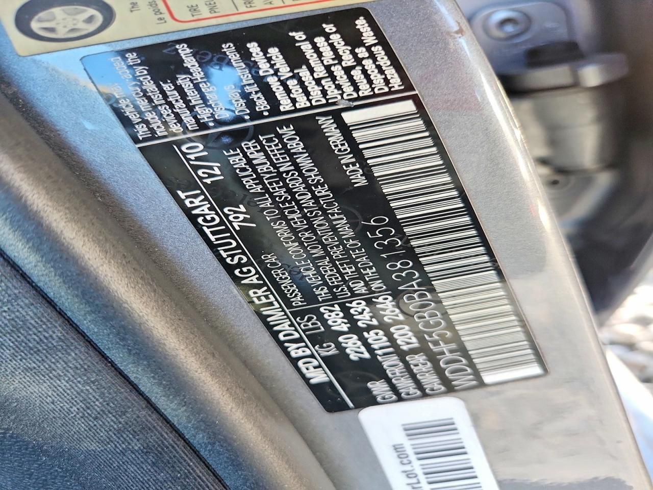 2011 Mercedes-Benz E 350