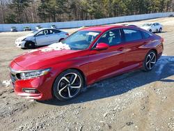 Salvage cars for sale from Copart Gainesville, GA: 2018 Honda Accord Sport