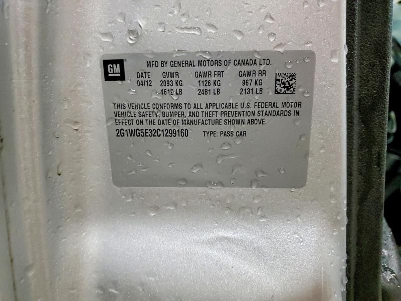 2012 Chevrolet Impala lt