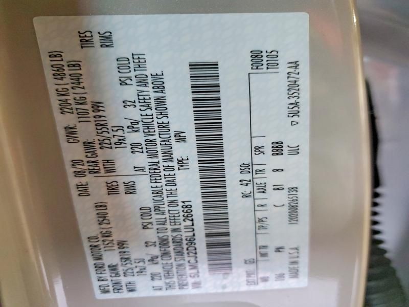 2020 Lincoln Corsair Reserve