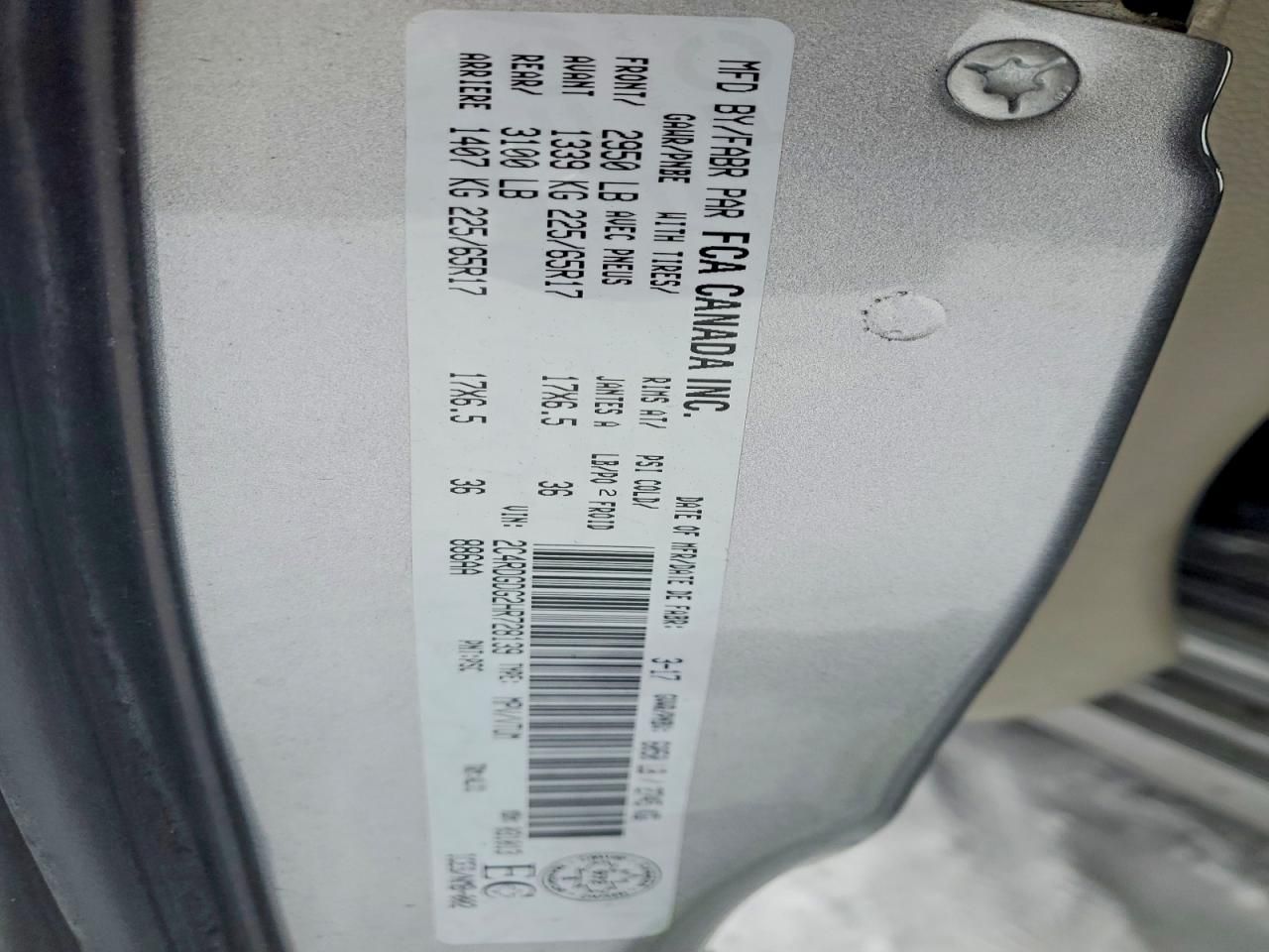 2017 Dodge Grand Caravan Crew