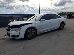 Audi salvage cars for sale: 2014 Audi A8 l Quattro