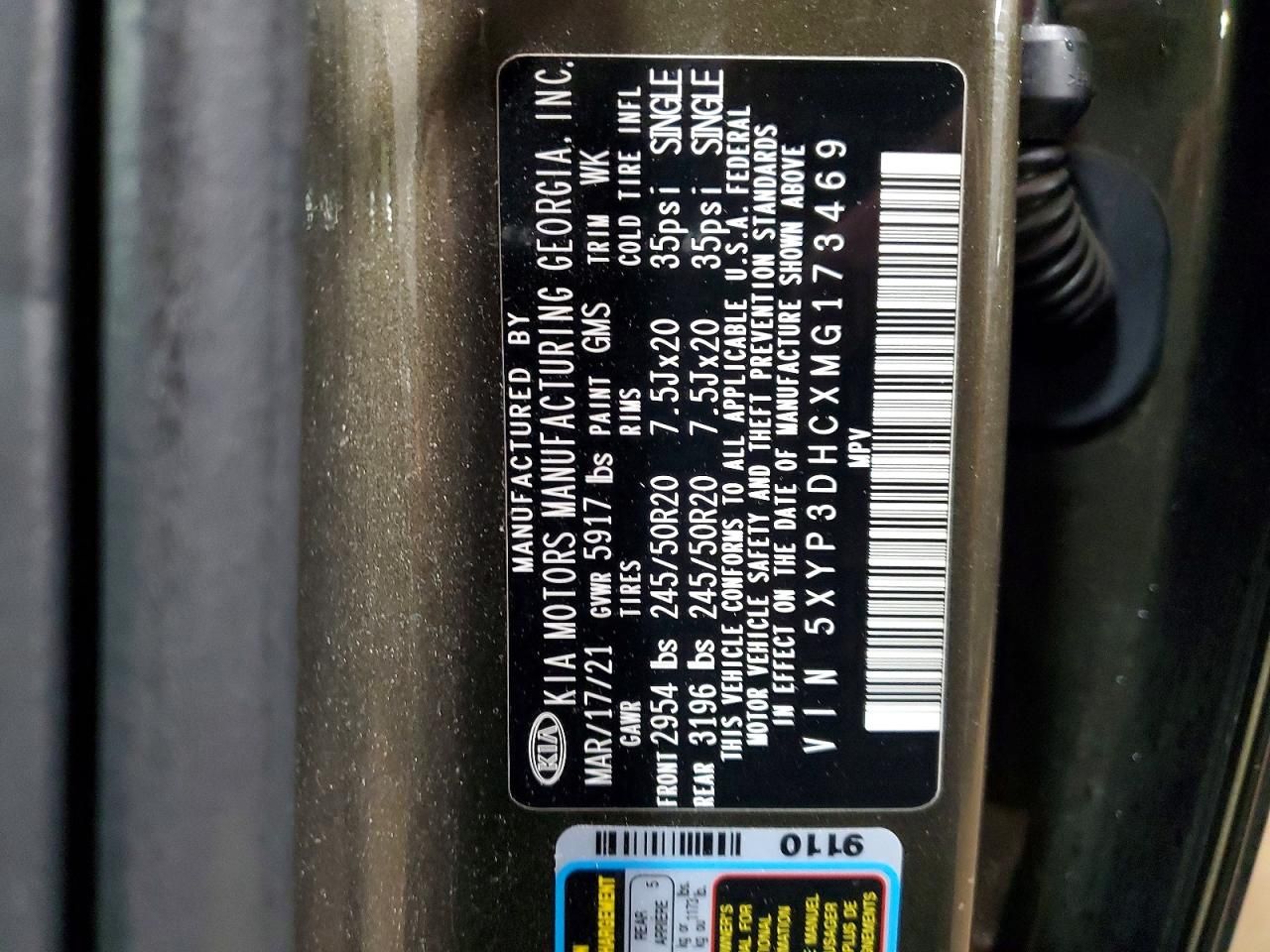 2021 KIA Telluride ex