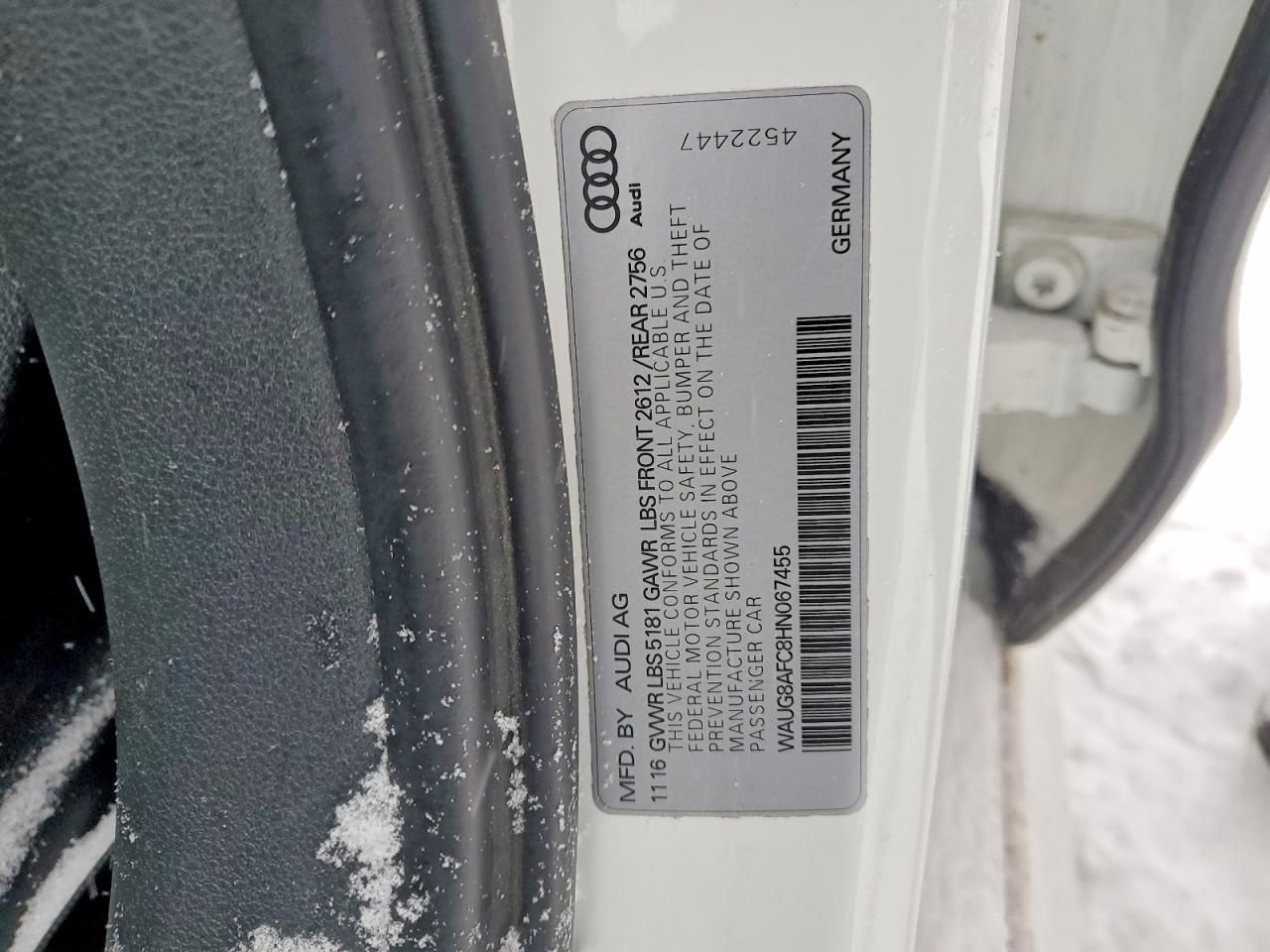 2017 Audi A6 Premium Plus