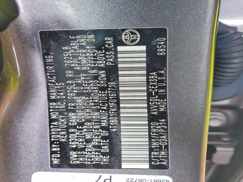 2015 Toyota Camry Hybrid se