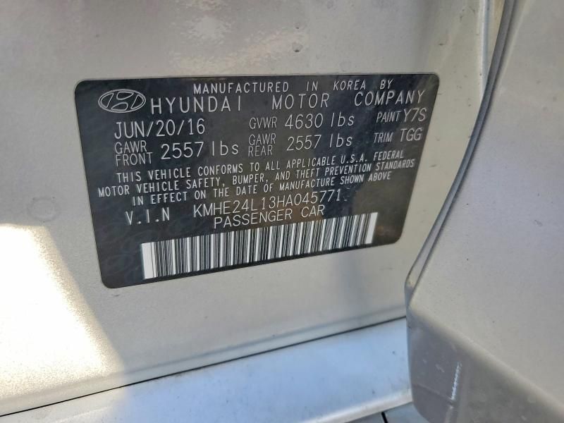 2017 Hyundai Sonata Hybrid
