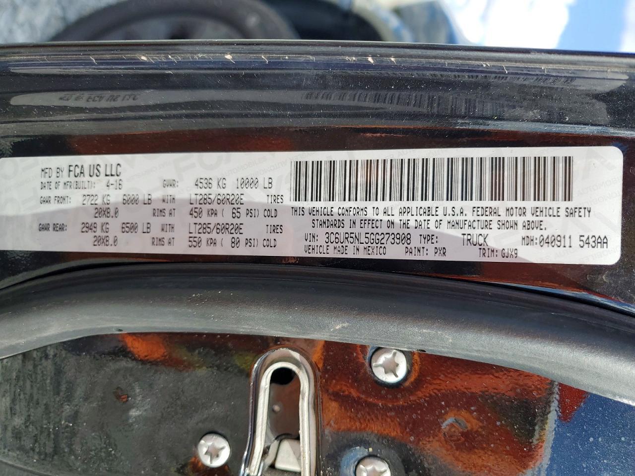 2016 Dodge 2500 Laramie