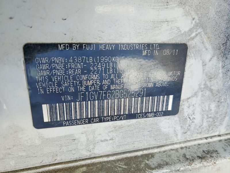 2011 Subaru Impreza wrx