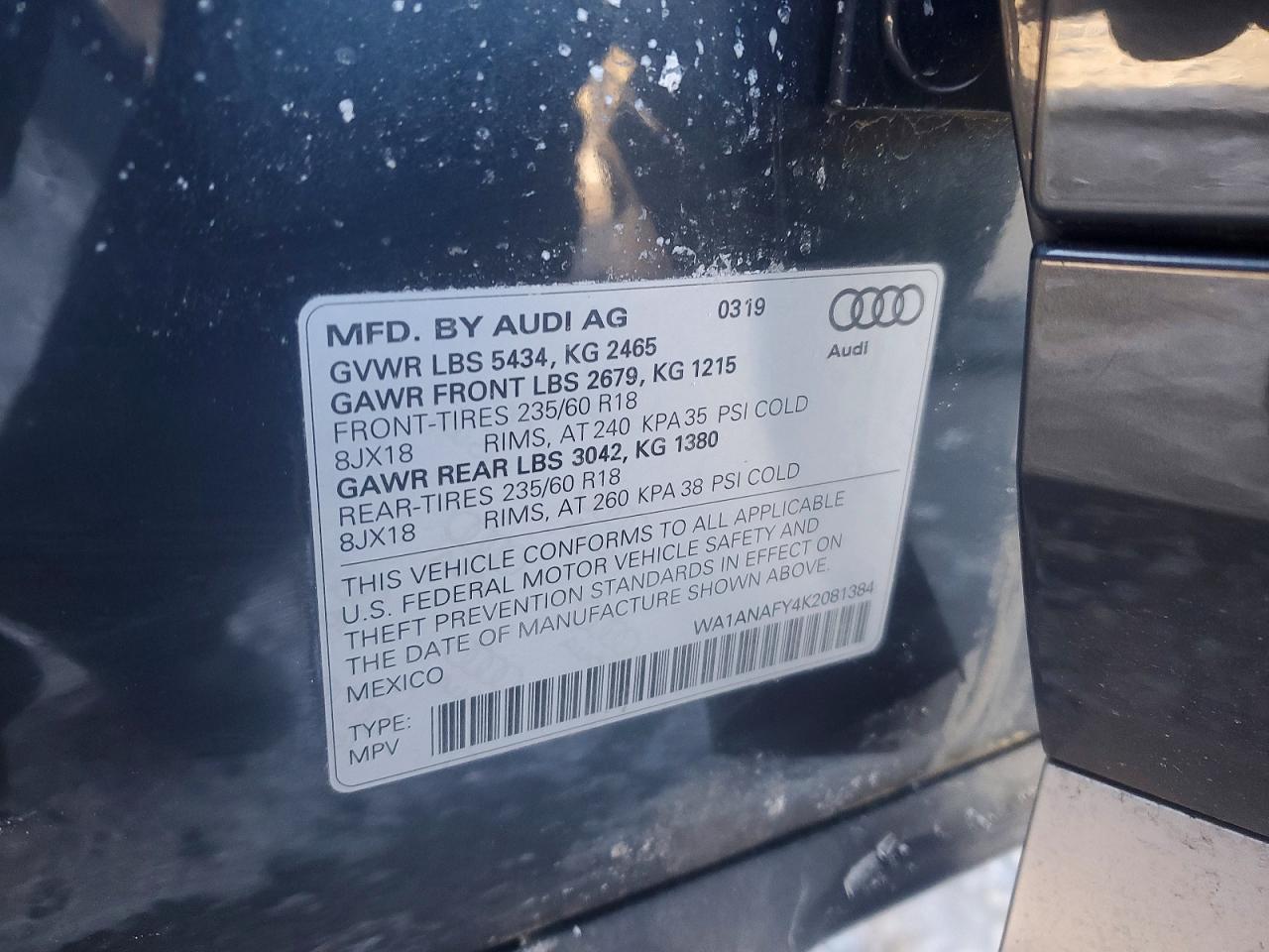2019 Audi Q5 Premium