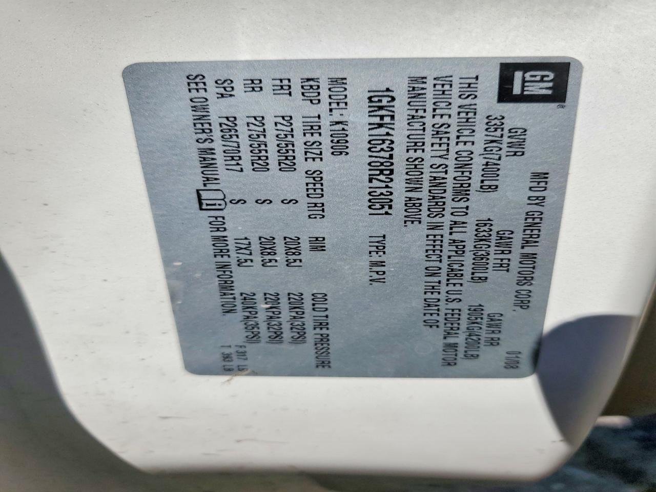 2008 GMC Yukon xl K1500