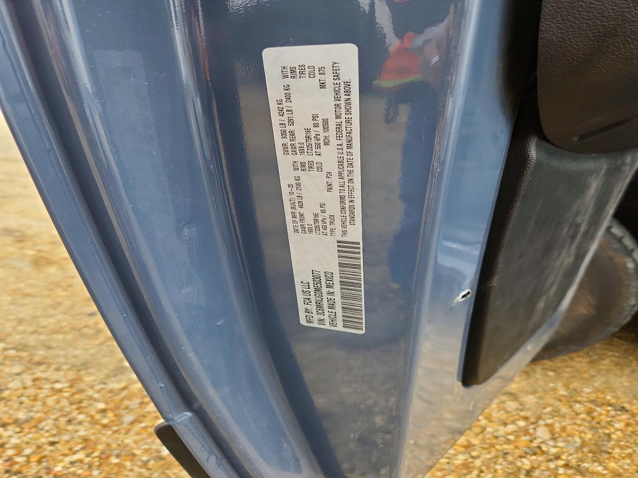 2021 Dodge RAM Promaster 3500 Delivery Van