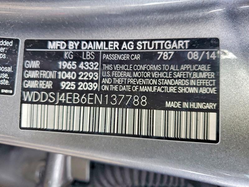 2014 Mercedes-Benz Cla 250