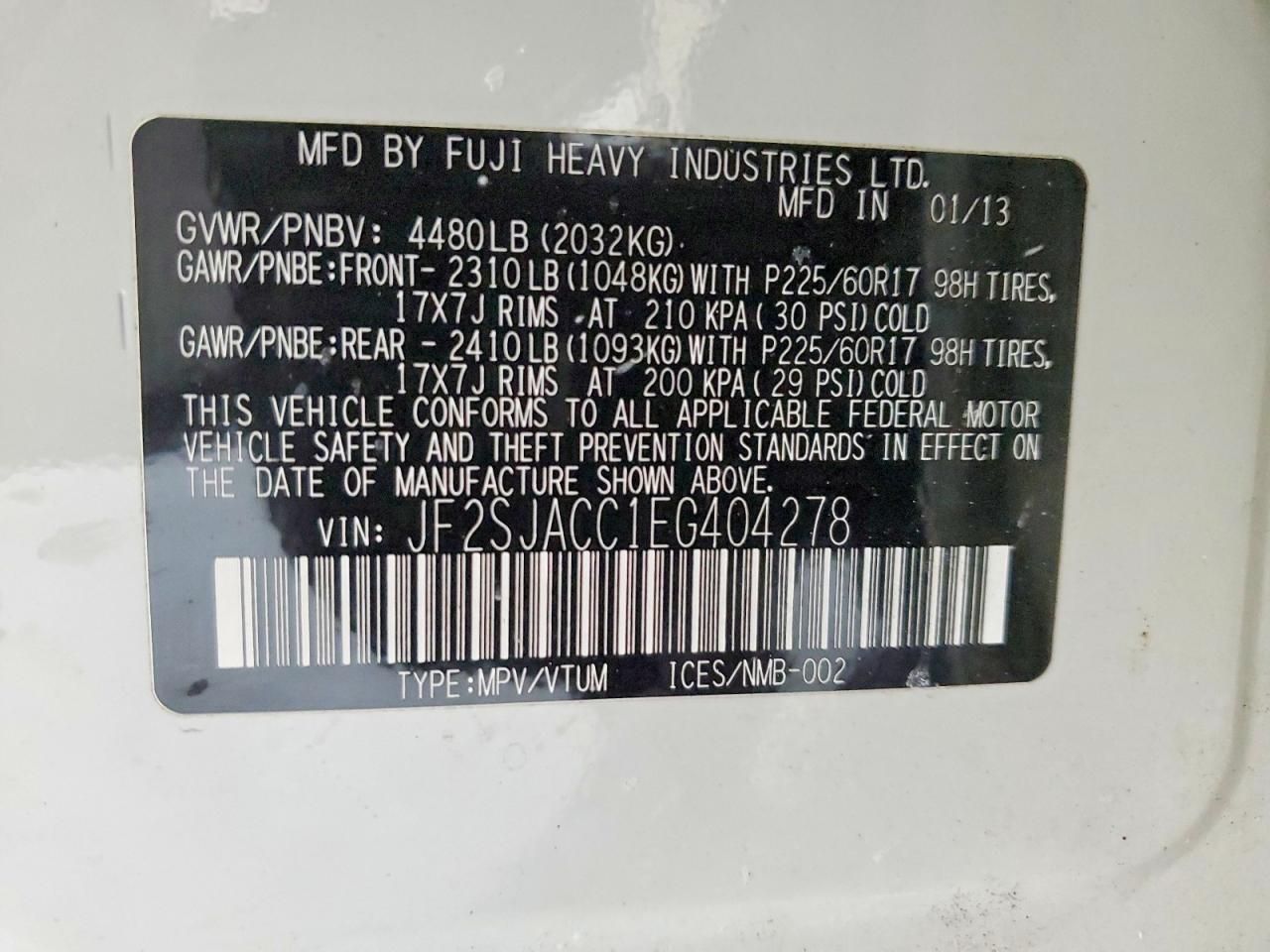 2014 Subaru Forester 2.5i Premium