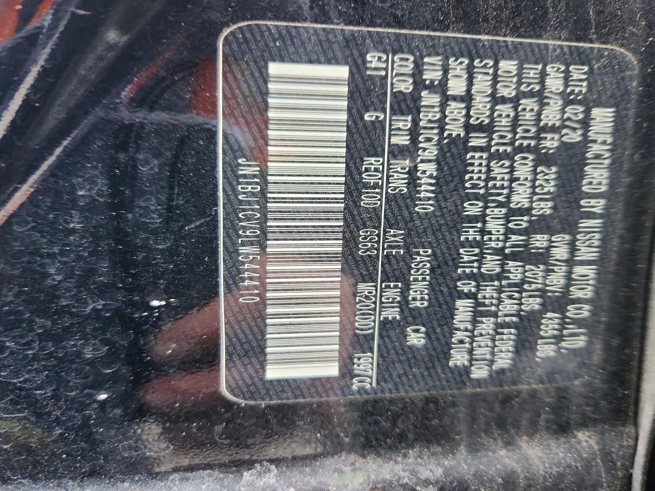 2020 Nissan Rogue Sport s