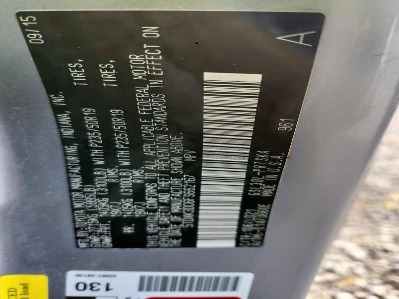 2015 Toyota Sienna Sport