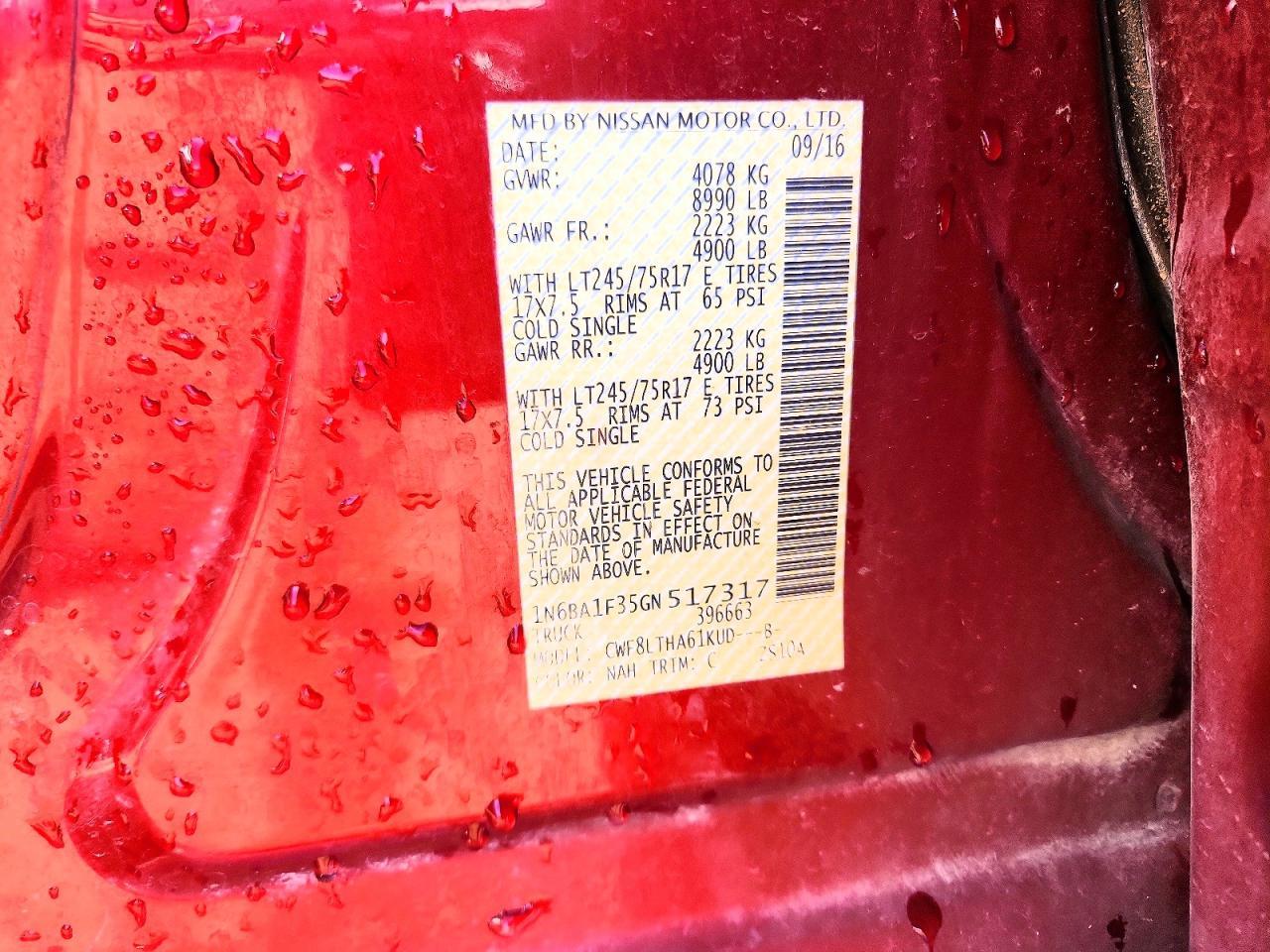 2016 Nissan Titan XD SV