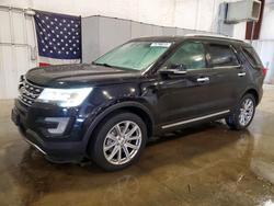 Ford Explorer salvage cars for sale: 2017 Ford Explorer Limited