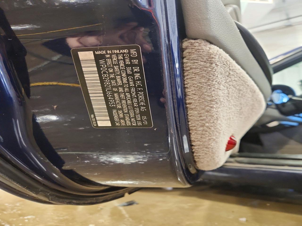 2001 Porsche Boxster s