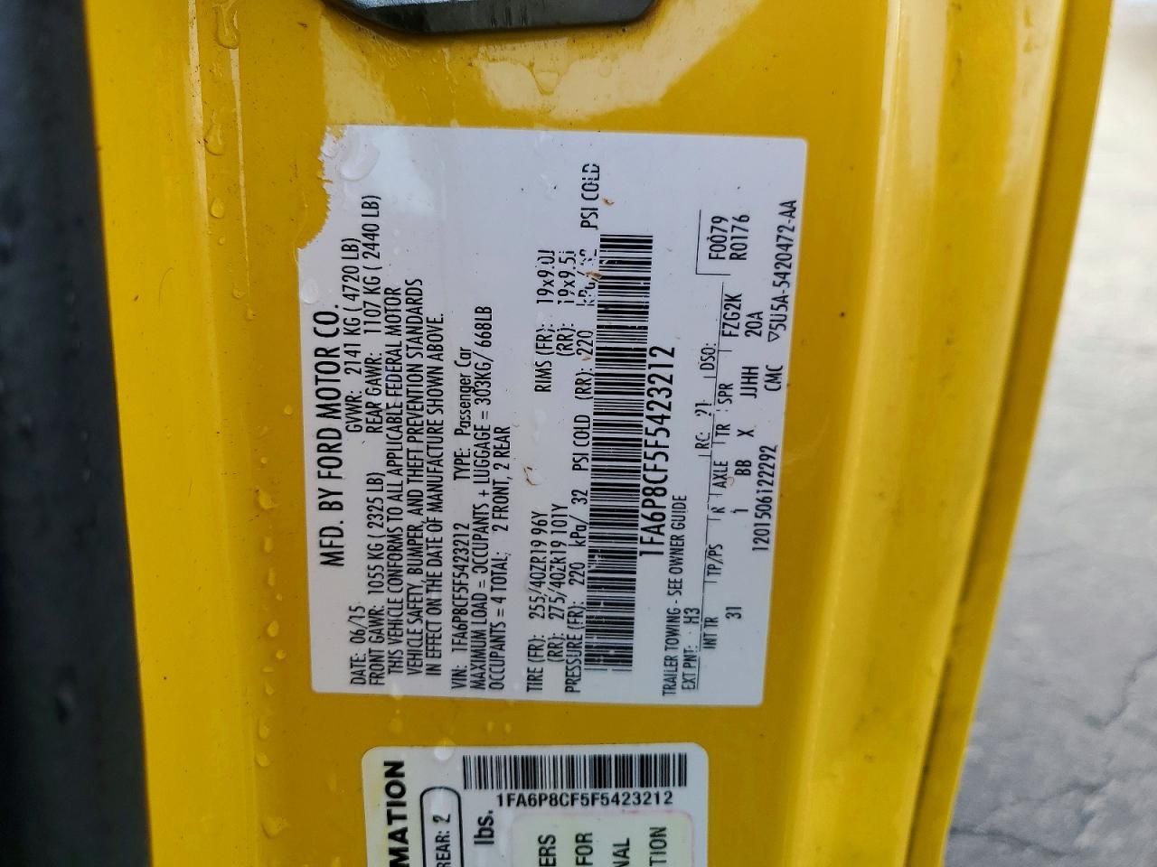 2015 Ford Mustang gt