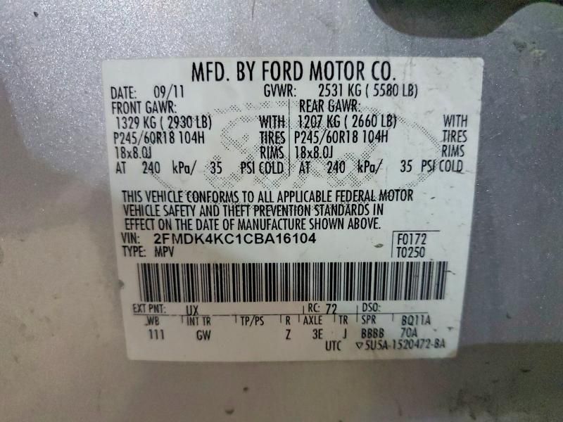 2012 Ford Edge Limited