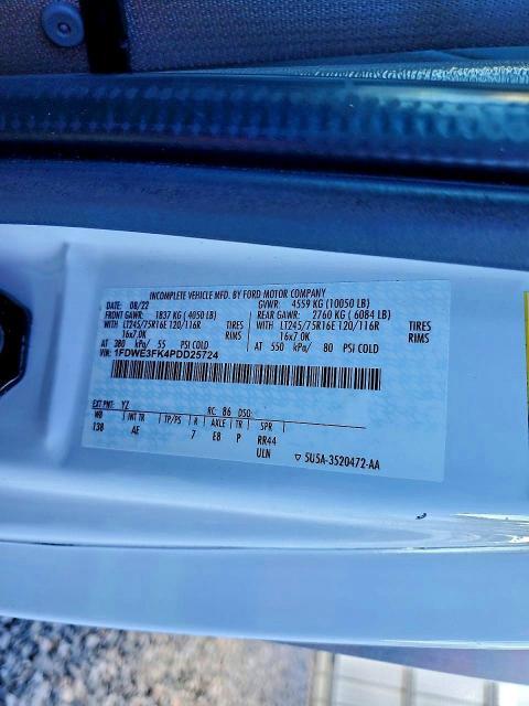 2023 Ford E350 BOX Truck