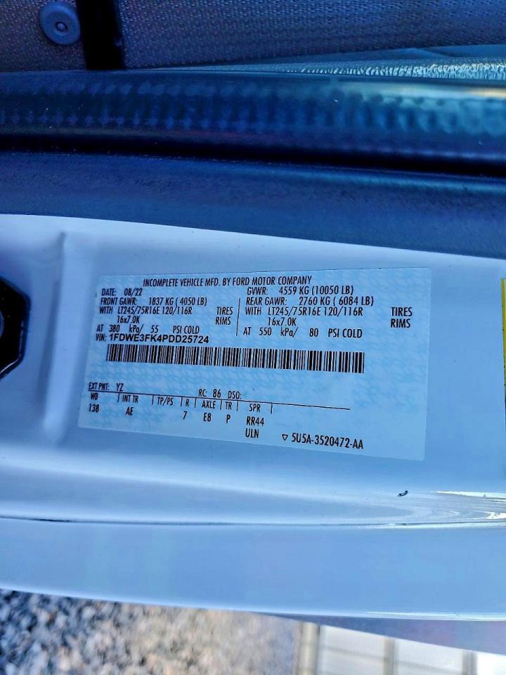 2023 Ford E350 BOX Truck