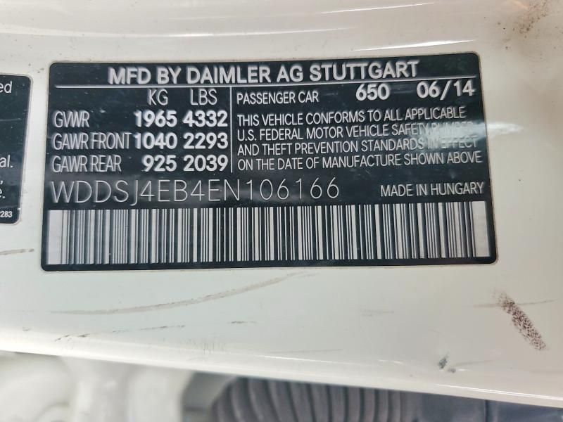 2014 Mercedes-Benz Cla 250