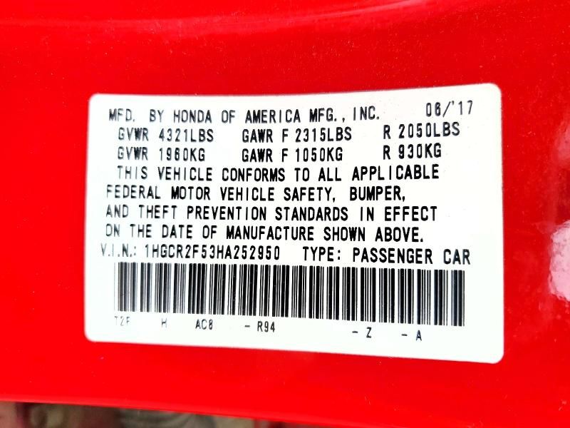 2017 Honda Accord Sport