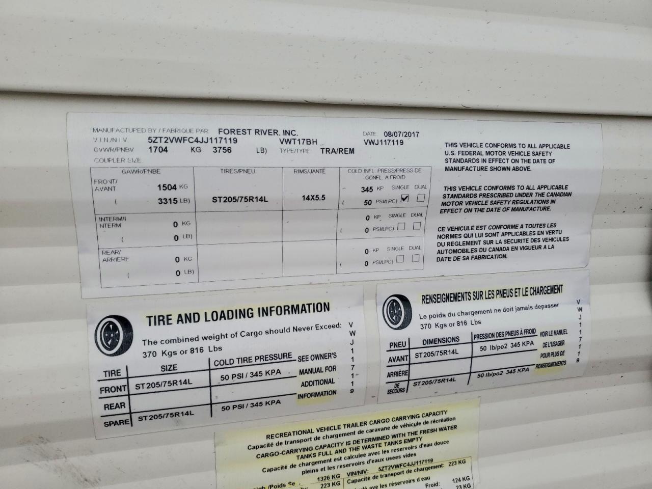 2018 Viking 2018 Forest River Viking M-17BH