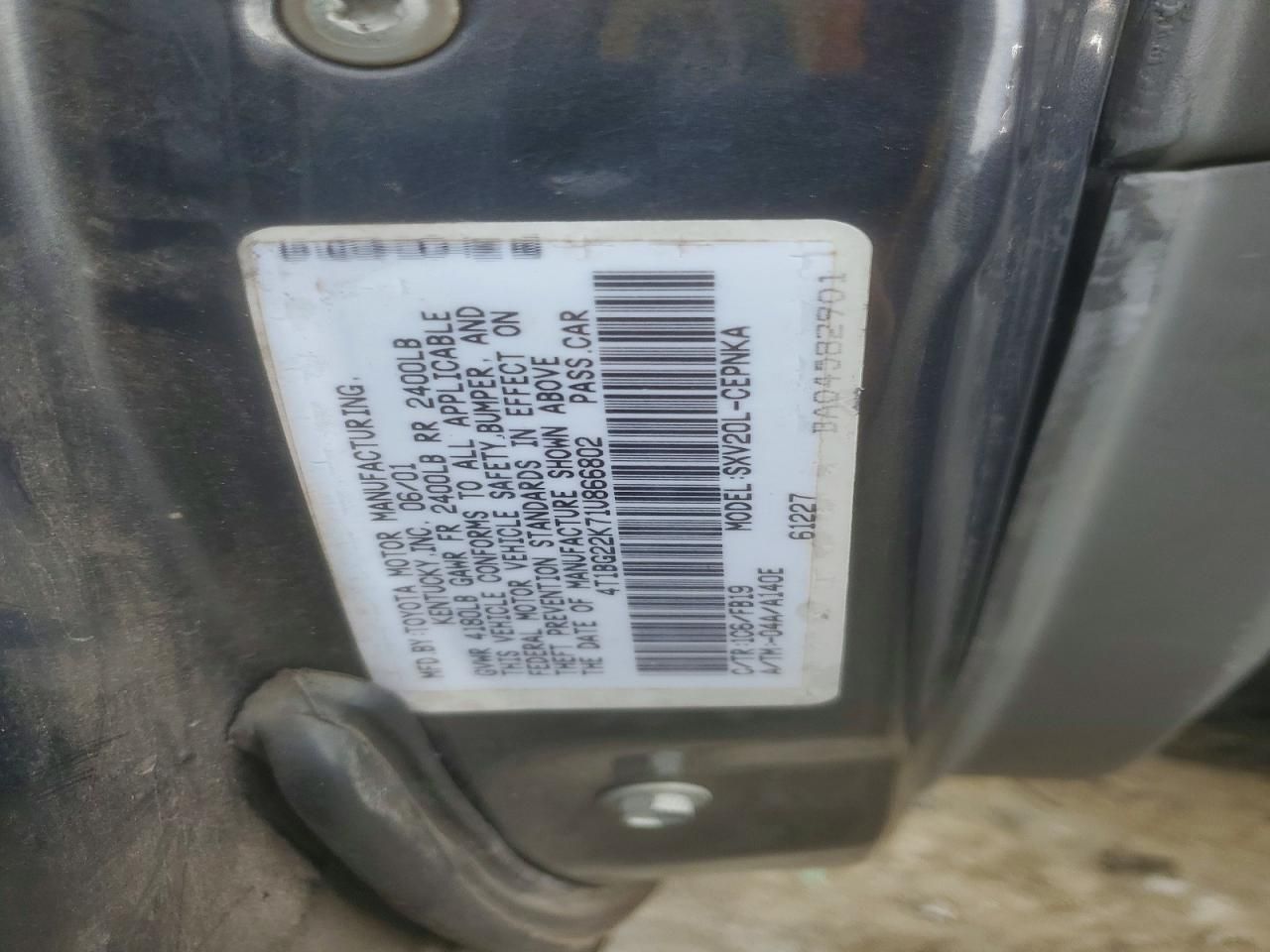 2001 Toyota Camry ce